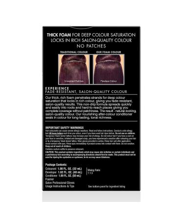 John Frieda Precision Foam Colour  Deep Cherry Brown 3VR  Full-coverage Hair Color Kit  with Thick Foam for Deep Color Saturation DEEP CHERRY BROWN 3VR Single - Buy Online on GoSupps.com