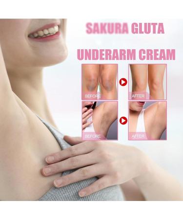 YQQYMBD Hoygi Underarm Rejuvenating Cream Gluta Underarm Lightening Cream for Dark Skin on Elbows Knees and Armpits - Buy Online on GoSupps.com