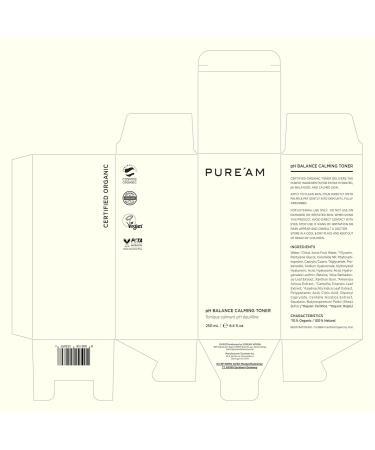 PURE'AM - Korean Toner for Dry Skin - Deeply Hydrating - Hyaluronic Acid & Vegan Ceramides - Korean Skincare Toner for Face Sensitive Skin - Redness & Acne - 8.4 fl. oz 250 ml 8.4 Fl Oz (Pack of 1) - Buy Online on GoSupps.com