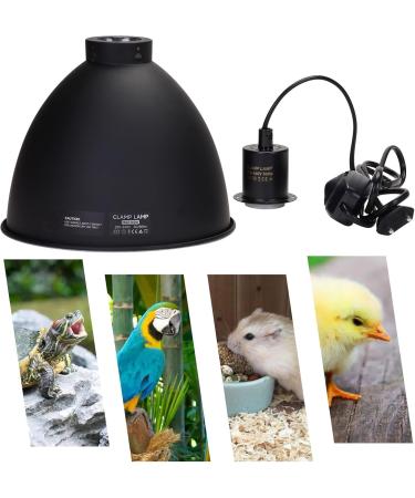 AIICIOO 8.5 Aluminum Reflective Dome for Reptiles - E27 Ceramic Lamp Holder - 150W Heating Lamp for Turtles - Buy Online on GoSupps.com