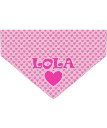 Shop Personalized Pink Dog Hooker - Unique Designs for Collars & Neck Ties - Triangle Pet Accessory - Buy Online on GoSupps.com
