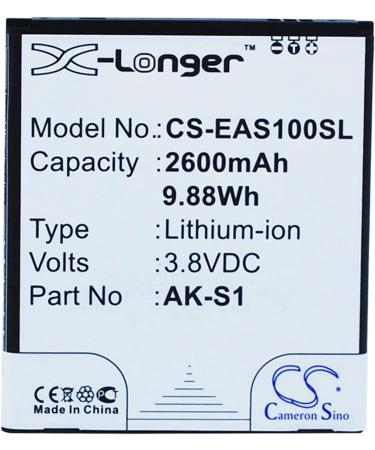 Replacement Battery for Emporia Smart & Smart 1 - 2600mAh/3.8V Compatible AK-S1 AK-S1(V1.0 - Buy Online on GoSupps.com