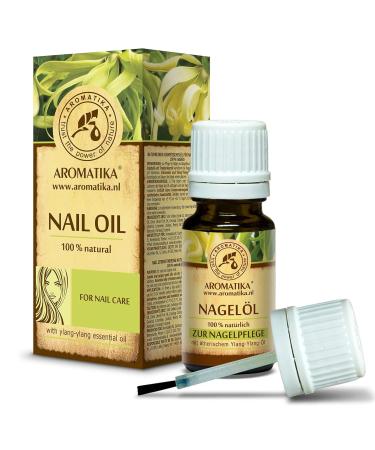Nail Oil 10ml - 100% Natural Lemon Ylang-Ylang Jojoba & Grape Seed Oil for Strengthening & Growth - Cuticle Care for Dry & Fragile Nails - Buy Online on GoSupps.com