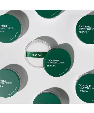FARMSTAY CICA FARM Sebum Free Powder 5g - Best Korean Setting Powder for Oily Skin | K-Beauty Makeup Essential - Buy Online on GoSupps.com