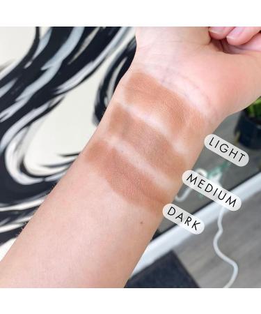 PHNX Cosmetics Vegan Talc-Free Bronzer - Cruelty-Free Natural Contour & Bronzing Pressed Powder (Light, 12.5g) - Buy Online on GoSupps.com