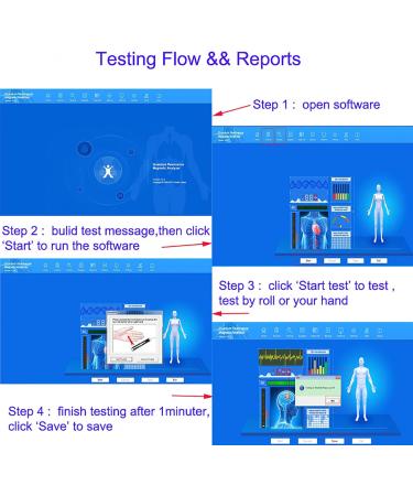 Quantum Resonance Magnetic Analyzer - Sub-Health Body Detector for Quick Full Body Examination | Meridian Recognition for Wellness - Buy Online on GoSupps.com