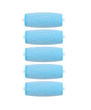5 Pack Blue Extra Coarse Replacement Refill Roller Compatible with Amope Pedi Refills Electronic Foot File