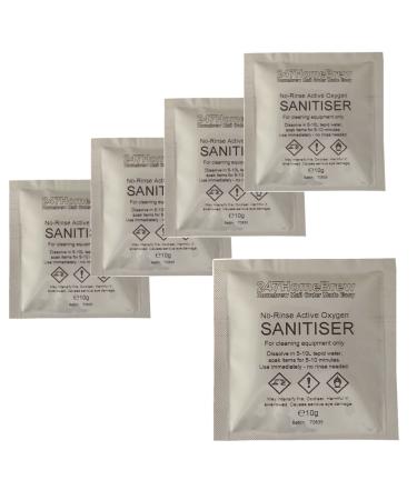 5X No-Rinse Steriliser 10g with Active Oxygen for Homebrew and Household sanitising