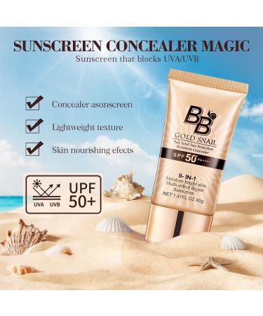 BB Cr me Teint e SPF 50 Soin Visage Unifiant avec Protection UV lev e CC Cr me Hydratante L g re et Correctrice Teinte Naturelle 01# Peau Mixte S che 40g - Buy Online on GoSupps.com