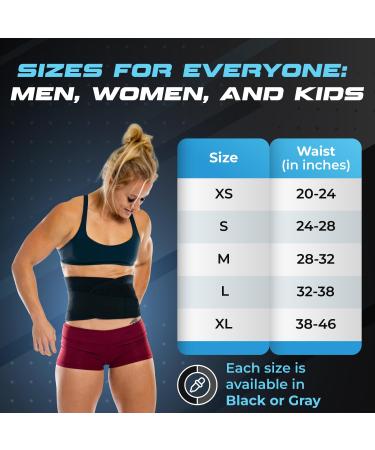 Buy Nevin Sports Medicine Lower Back Brace - Adjustable Neoprene Support Belt for Men & Women - Padded Lumbar Pain Relief - Black X-Large (38-46 Waist - Buy Online on GoSupps.com