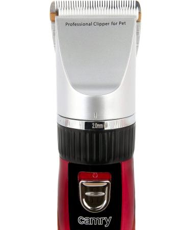 CAMRY CR-2821 Pet Hair Clipper - Best International Shipping | Buy Black Red Silver - Buy Online on GoSupps.com