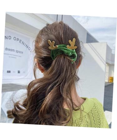 FRCOLOR Christmas Hair Rope Thick Hair Ties Christmas Hair Ties Christmas Hair Bobbles Hair Jewels for Women Curly Hair Ties Decor Women Elastic Hair Ring Miss Ribbon Fabric Girl - Buy Online on GoSupps.com