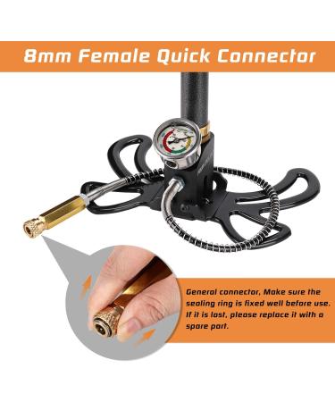 FOUR UNCLES High Pressure Hand Pump 4500 Psi for PCP Air Rifle - Black | Efficient PCP Hand Pump - Buy Online on GoSupps.com