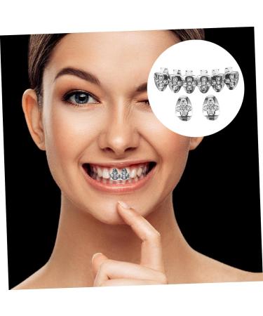 PACKOVE 1 Set Metal Teeth Grills Fang Teeth Decor Men and Women Nightclub - Buy Online on GoSupps.com