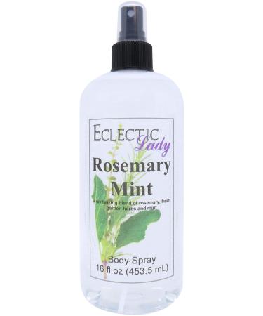 Rosemary Mint Body Spray 16 ounces Body Mist for Women with Clean Light & Gentle Fragrance Long Lasting Perfume with Comforting Scent for Men & Women Cologne with Soft Subtle Aroma For Daily Use 16 Fluid Ounces