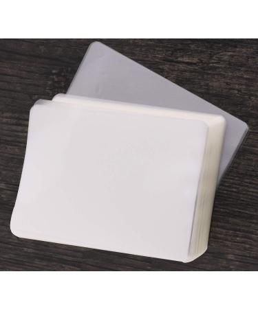 ONLYKXY 100Pcs 2.5x3.7-Inch Universal Thermal Laminating Sheets - Premium Transparent Films for Laminator, Office & Photo Paper Safe - Buy Online on GoSupps.com
