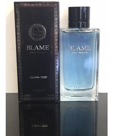 BLAME POUR HOMME BY GLENN PERRI COLOGNE FOR MEN 3.4 OZ / 100 ML EAU DE TOILETTE SPRAY