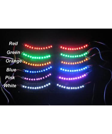 Yeyo Waterproof LED Eyelashes and Eyeliner - Blue | Perfect for Parties, Nightclubs, and Halloween - Buy Online on GoSupps.com