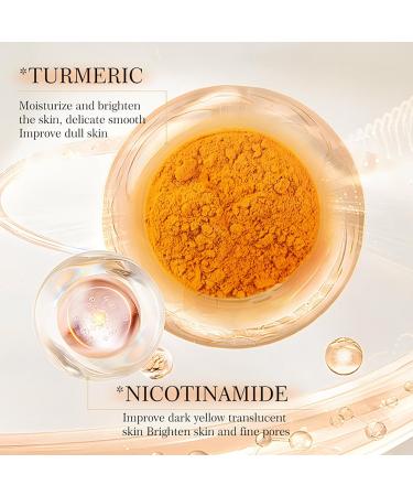 Turmeric Face Care New 4 Piece Turmeric Niacinamide Skin Care Set Skin Soothing Kit (Serum Toner Face Wash Face Cream) - Buy Online on GoSupps.com