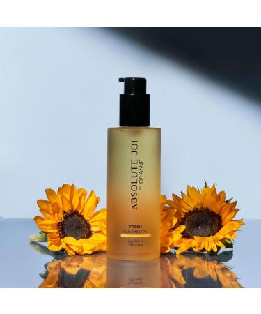 Sunflower & Moringa Fresh Cleanse Oil - Unscented Makeup Remover & Double Cleansing Oil for All Skin Types | 200ml - Buy Online on GoSupps.com
