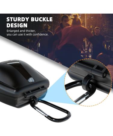 ARGOMAX Sports Mouth Guards Case 1 Piece Sports Braces Case with Carabiner Football Mouthguard Case Black. Black US - Buy Online on GoSupps.com