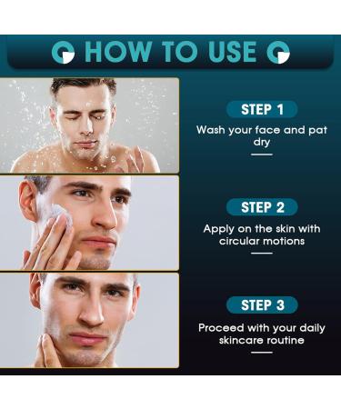 Anti Aging Mens Face Cream Mens Moisturiser Face Cream With Retionl Hyaluronic Acid Moisturiser For Men Anti Wrinkle Mens Face Moisturiser Hydrated Reduce Fine Lines Non-Greasy - Buy Online on GoSupps.com