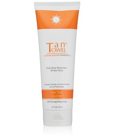 Tan Towel On The Glow Body Moisturizer  8 Fl Oz - Buy Online on GoSupps.com