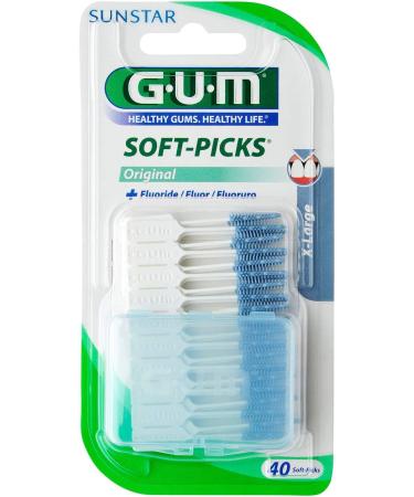 Gum Soft-Picks X-LARGE Value Pack - 5x40 Pieces | Ideal for Healthy Teeth & Gums | Buy Internationally - Buy Online on GoSupps.com