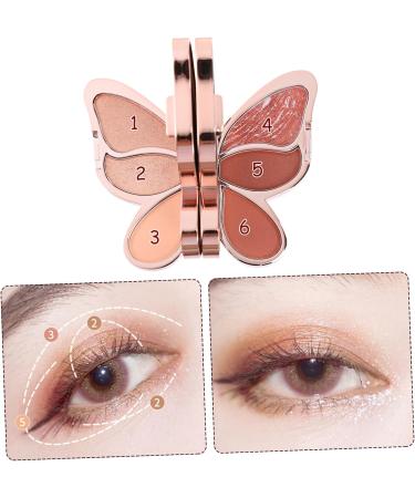 FOMIYES 2 Pcs Eyeshadow Palette Shimmer Eyeshadow Glitter Eye Shadow Makeup Supply Tray Girl Make up 1 count (Pack of 1) As Shown 1x2pcs - Buy Online on GoSupps.com