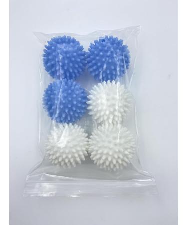 Wohlstand 6 pieces dryer balls for tumble dryers dryer balls dryer ball dryer ball washing ball for fluffy clothes cleaning household laundry reusable - Buy Online on GoSupps.com