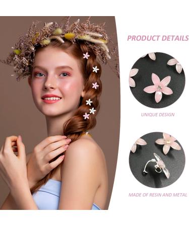 20 Pieces of Small Flower Hair Clips Children's Butterfly Flower Hair Clips Hair Clip Set Mini Clips Braided Hair Headpiece Cute Cartoon Hair Clips - Buy Online on GoSupps.com