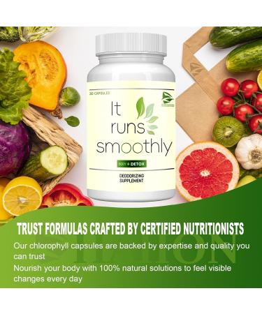 Generic Body Deodorizing Supplement Works Chlorophyll Capsules for Body Odor Pills for Body Odor Control Internal Deodorant Immune & Digestion Support Vegan Friendly (1pcs) Green 1 Count (Pack of 1) - Buy Online on GoSupps.com