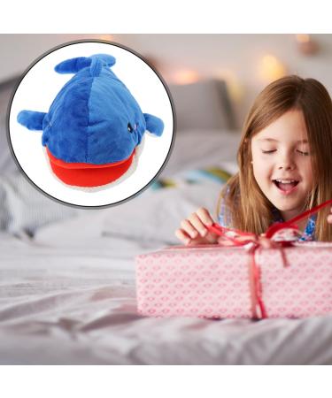 Alipis Blue Whale Hand Puppet Plush Toy - Educational Storytelling Animal Glove - 30cm - Buy Online on GoSupps.com