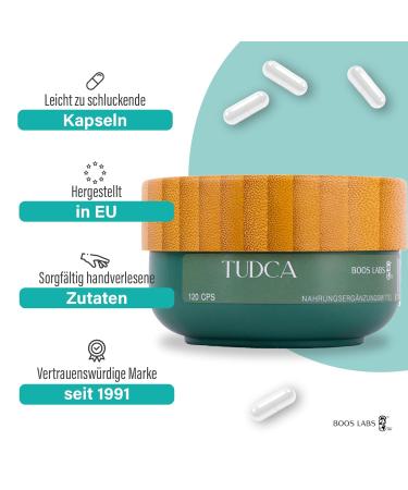Boos Labs Tudca - 1500 mg Tauroursodeoxycholic Acid - Vegan Liver Support Supplement - 120 Capsules - Buy Online on GoSupps.com