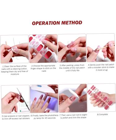 UV Gel Nail Stickers 20PCS Nail Wraps Semi Cured Gel Nails Strips with Manicure Tools Easy to Apply/Remove Polish Pops Gel Nail Strips for Women DIY color Nude Color - Buy Online on GoSupps.com