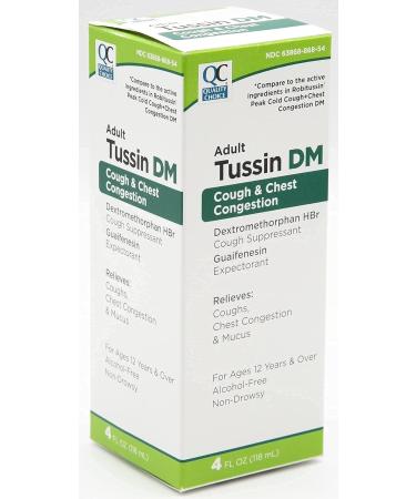 Buy Quality Choice Tussin DM - Non-Drowsy Alcohol-Free Cough & Chest Congestion Relief | 4 FL OZ - International Shipping Available - Buy Online on GoSupps.com