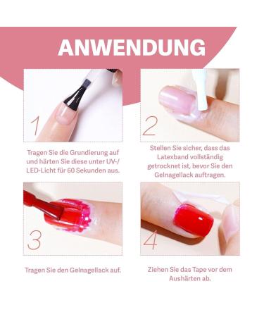 P-Beauty 2x Nail Shake 15ml - Quick-Drying Latex Peel Off Liquid Tape | Nail Polish Protector & Skin Guard for Perfect Manicures | International Shipping Available - Buy Online on GoSupps.com