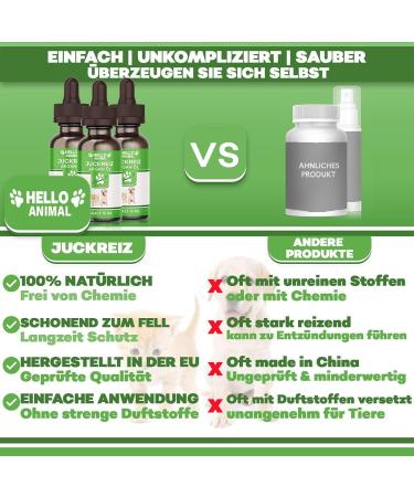 HelloAnimal Itch Argan Oil for Dogs & Cats | Skin Relief for Irritations Lice & Fleas - Immediate Help - Buy Online on GoSupps.com