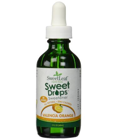 Wisdom Natural SweetLeaf Liquid Stevia Valencia Orange 2 fl oz (60 ml)