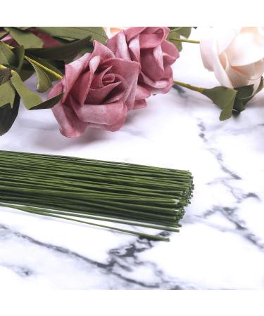 FOIMAS 18 Gauge Floral Stem Wire 100pcs - Paper Wrapped Florist Wire for Arrangements - Buy Online on GoSupps.com