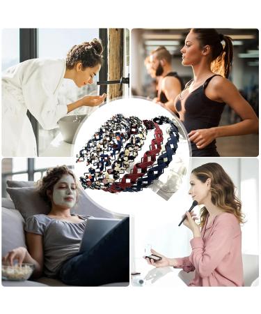 Buy 5 Pcs Fashion Hollow Hair Ties | Non-Slip Woven Hair Bands for Women & Girls | Cute Hair Accessories for Daily Wear Sports & Travel - Buy Online on GoSupps.com