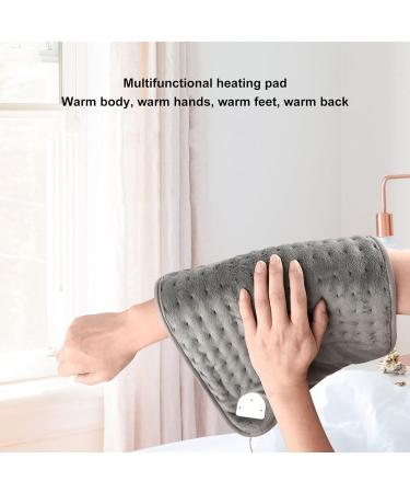 Tnfeeon Foot Heating Pad - Electric Heated 6 Speed Multifunctional Boot with Insulated Lining for Office | Easy Care Gray - International Shipping Available - Buy Online on GoSupps.com