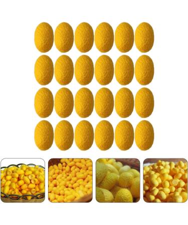 Buy Beaupretty 150 Pcs Wrinkle Removal Beauty Scrub Cocoons - Silk Facial Balls for Cleansing - Yellow 2.7x2cm - International Shipping Available - Buy Online on GoSupps.com