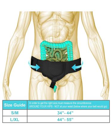Hernia Belt Truss for Men & Women | Adjustable Groin Support with Removable Compression Pad | Ideal for Pre/Post-Surgical Relief (Medium - Buy Online on GoSupps.com