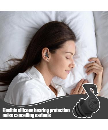 Besreey Ear Plugs Noise Cancelling | Hearing Protection Earplugs High Decibel Noise Reduction | Effective Washable Ear Plugs Super Soft High Decibel Ear Plugs for Reading Black 1 count (Pack of 1) - Buy Online on GoSupps.com