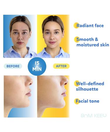 Collagen Face Tightening Mask with Ear Loops - 5 Pack | Hydrating, Brightening & Anti-Aging Formula for Face Lifting - Buy Online on GoSupps.com
