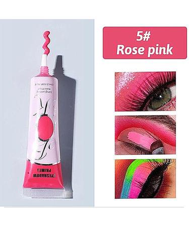 Eye Primer - Waterproof & Moisturizing Color-Light Shadow Base | Durable Non-Drying Makeup Primer | Halloween Color Concealer for Vibrant Eyeshadow - Rosixehird 05 - Buy Online on GoSupps.com