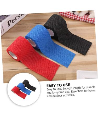 Mobestech 6 Pcs Elastic Sports Tape - Kinesiology & Athletic Wraps for Optimal Protection - Non-Woven Fabric - Ideal for Wrist & Pet Support - Buy Online on GoSupps.com