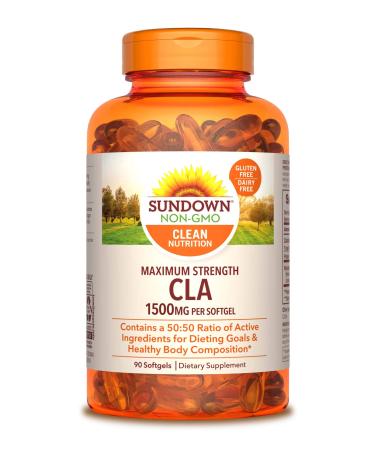 Sundown Maximum Strength CLA 1500 mg, 90 Softgels