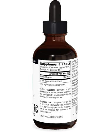 Source Naturals Ultra Colloidal Silver - 4 oz Liquid Supplement for Immune System Support | Shop Internationally - Buy Online on GoSupps.com